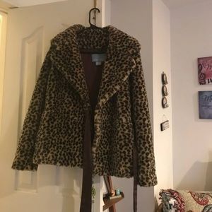 Animal Print winter coat